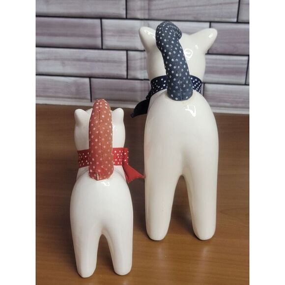 Set of 2 Enesco Smiling Cats - Picture 4 of 10